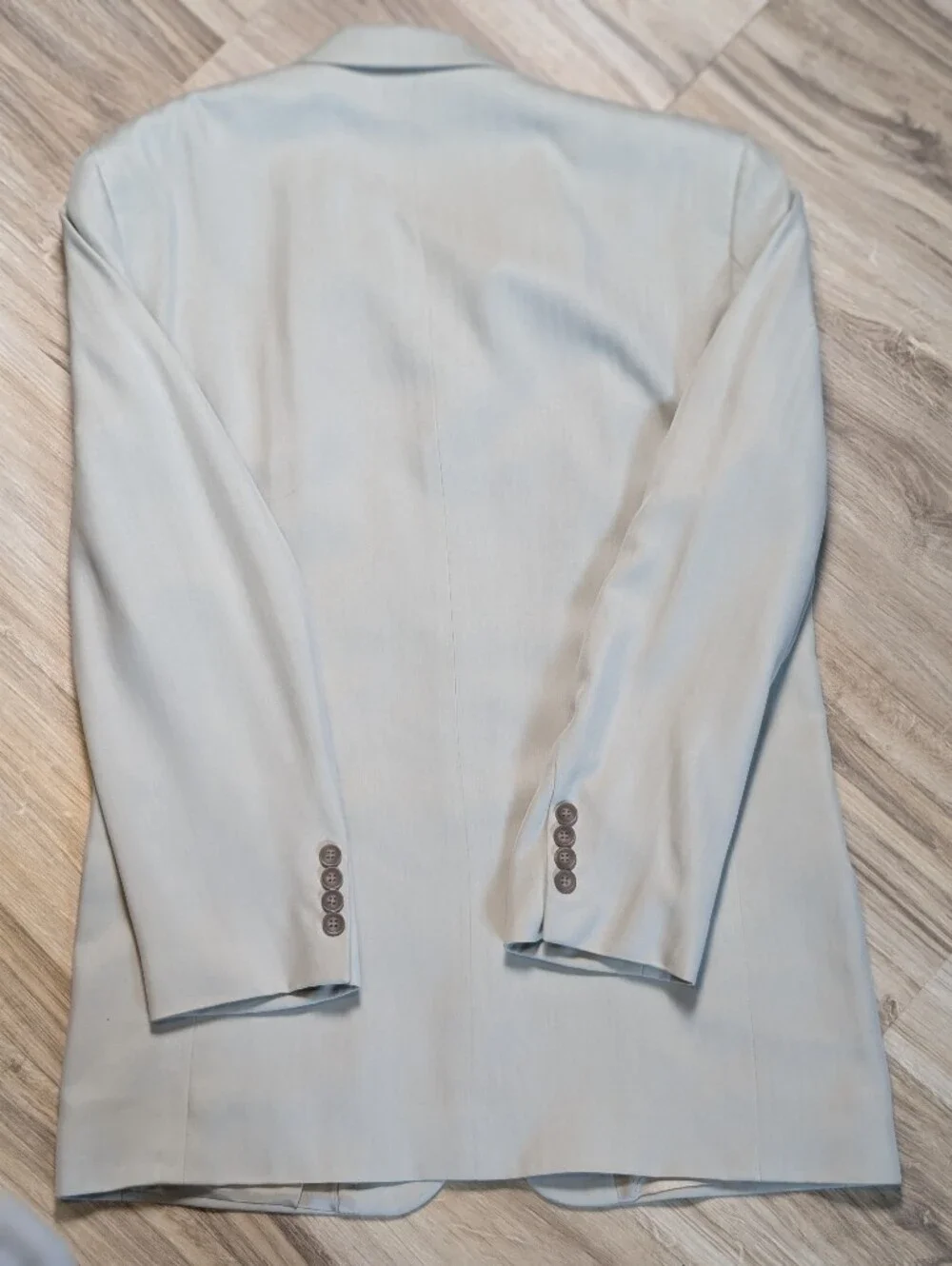 Geoffrey Beene Tan 100% Silk Sport Coat Jacket 3 Button